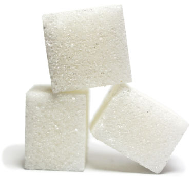 cukier rafinowany sacharoza jako źródło pustych kalorii