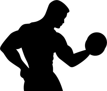 mężczyzna wykonujący ćwiczenie na masę mięśniową ramion i na przytycie
